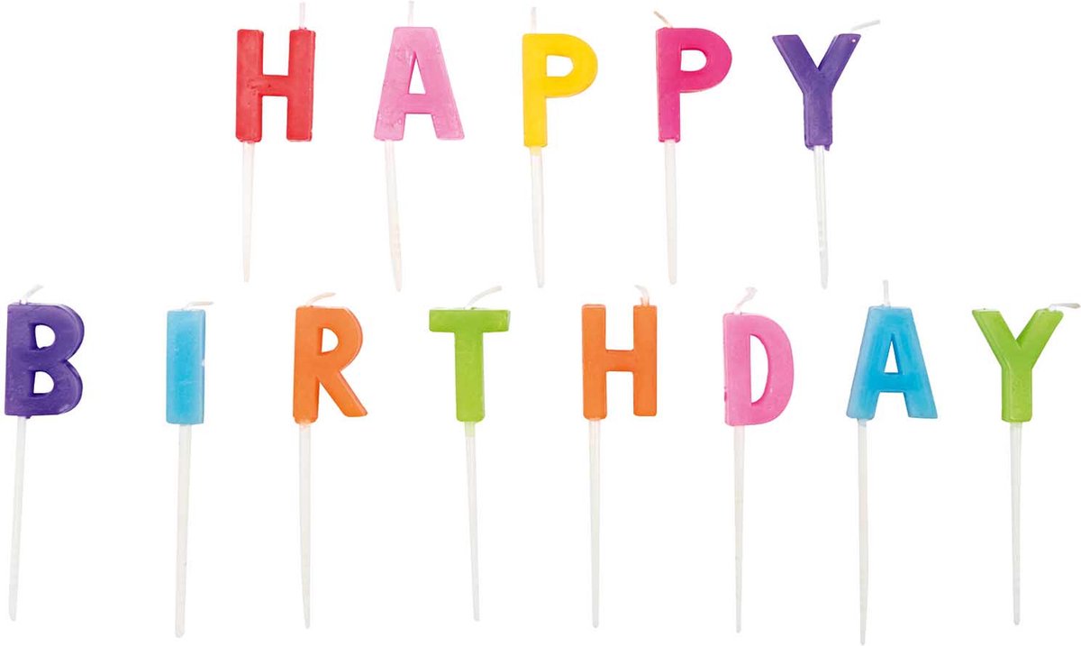 Taartkaarsjes | Verjaardag kaarsjes | Happy birthday candles | Spiral kaarsen | Letterkaarsjes | Verjaardagstaart